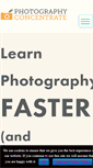 Mobile Screenshot of photographyconcentrate.com